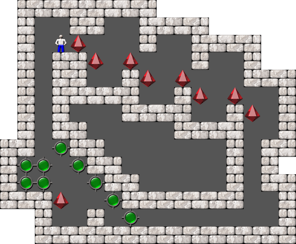 Sokoban Mass Remodel level 54